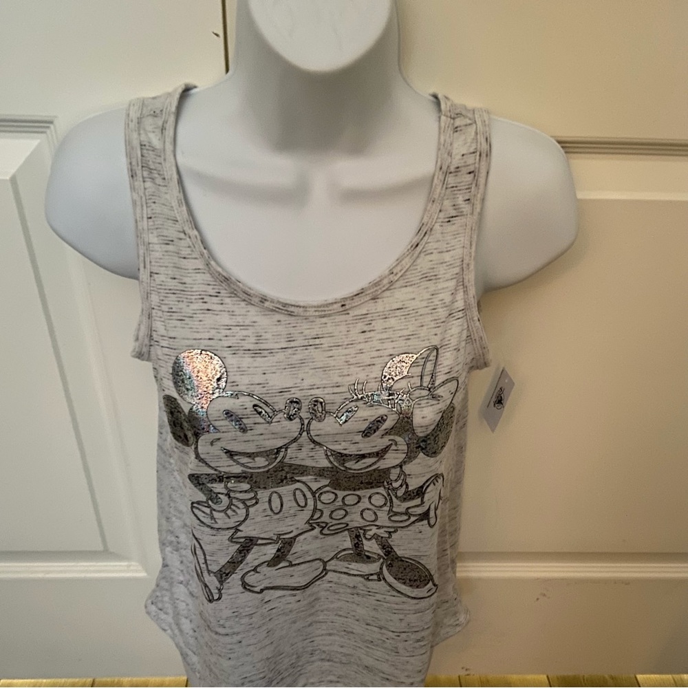 NWT DISNEY MICKEY & MINNIE MOUSE TANK TOP XS